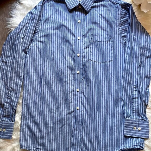Michael Kors Men's Button Down Long Sleeve SZ M - Picture 5 of 6